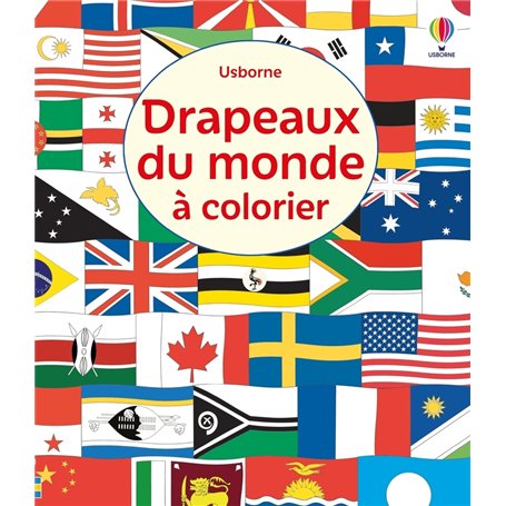 Drapeaux du monde à colorier - Dès 6 ans