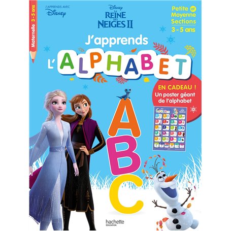 Disney - J'apprends l'alphabet avec la Reine des Neiges 2 (dès 3 ans)