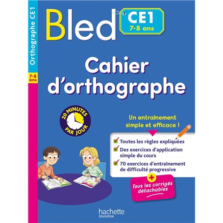 Bled Cahier d'orthographe CE1