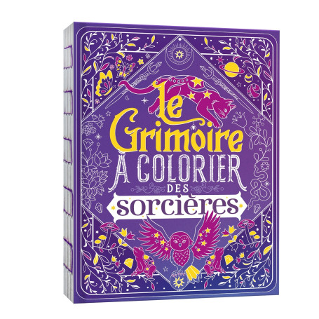 Le grimoire à colorier des sorcières