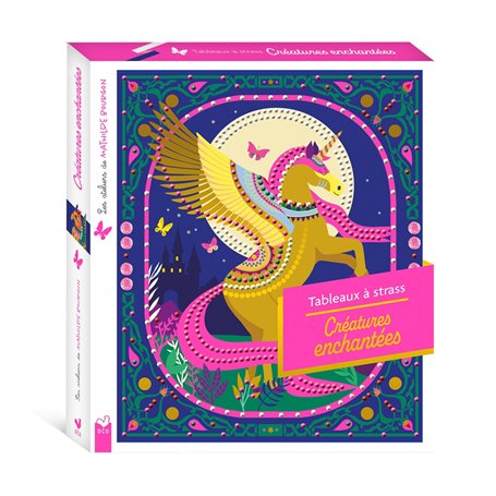 Les ateliers de Mathilde Bourgon - strass Créatures enchantées - boite avec accessoires