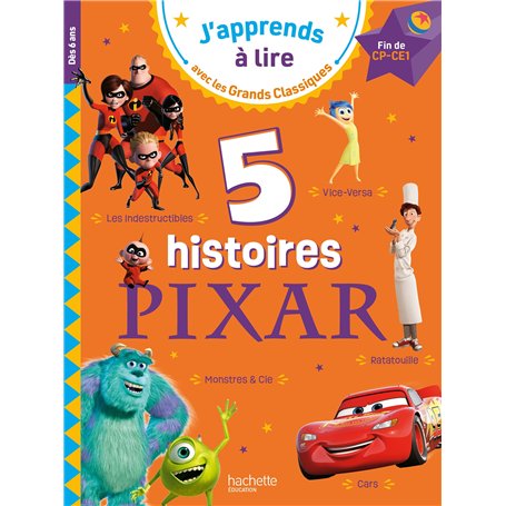 Disney - 5 histoires PIXAR - Fin CP-CE1