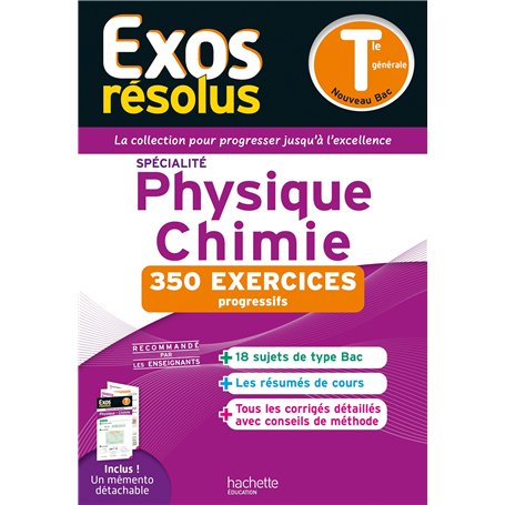Exos résolus spécialité Physique-Chimie Tle