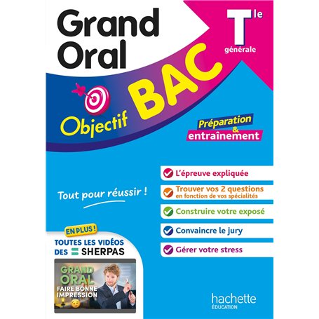 Objectif BAC Tle spécialité Grand Oral BAC 2026