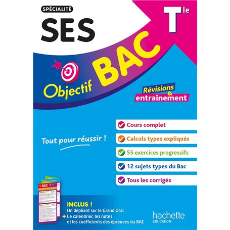 Objectif BAC Tle spécialité SES BAC 2026