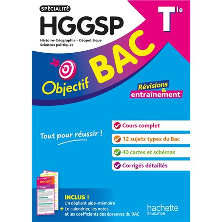 Objectif BAC Tle spécialité HGGSP BAC 2026
