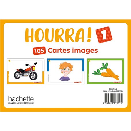 Hourra ! 1 - Cartes images (105 cartes)