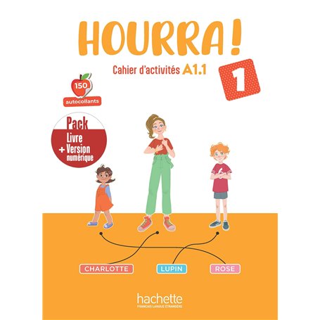 Hourra ! 1 - Pack Cahier d'activités + Version numérique (A1.1)