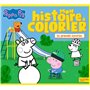 Peppa Pig - Mon histoire à colorier - La grande course