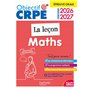 Objectif CRPE 2026-2027 - Maths - La leçon -  épreuve orale d'admission