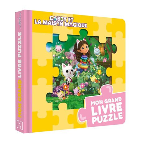 Gabby et la maison magique - Mon grand livre puzzle