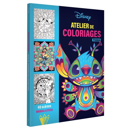 DISNEY TEENS - Atelier de coloriages - Mandala Stitch