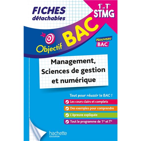 Objectif BAC Fiches 1re et Term STMG Management