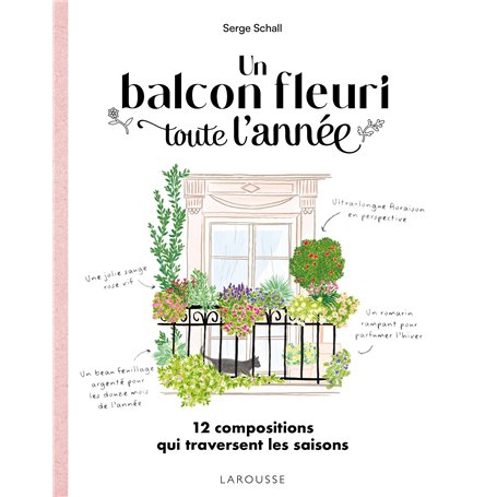 Un balcon fleuri toute l'année