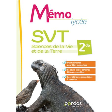 Mémo Lycée - SVT 2de - 2022 - Livret - élève