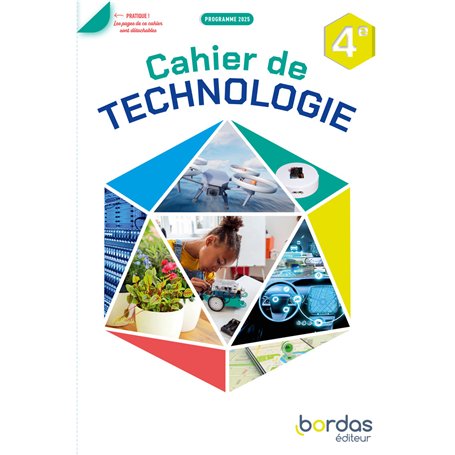 Technologie 4e - 2025 - Cahier - élève