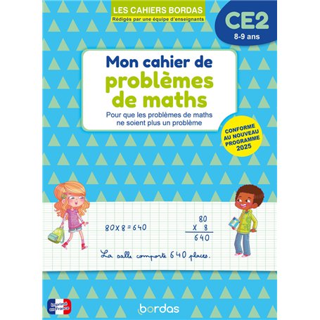 Mon cahier de problèmes de maths CE2