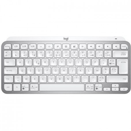 Clavier sans fil Logitech - MX Keys Mini - GRIS PALE - Compact. Bluetooth. rétro 109,99 €