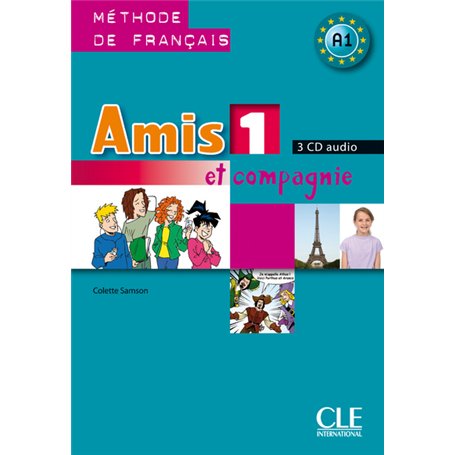 Cd collectif amis et compagnie1 de francais 3 cd audio