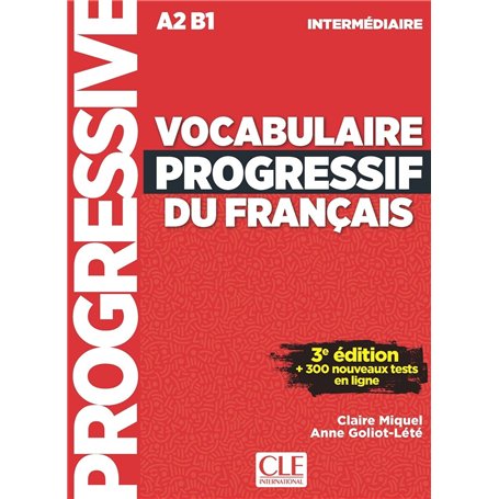 Vocabulaire progressif intermédiaire + appli 3è édition