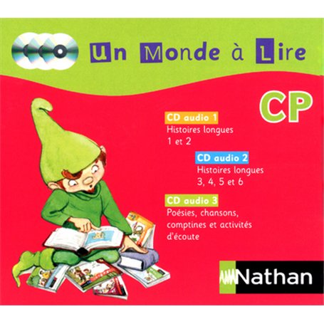 Un monde à lire - kimamila CP - série rouge - 3 CD audio