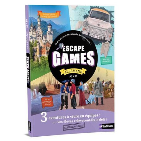 Pochette Escape game Allemand A2-B1 - 2022