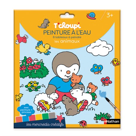Pochette T'choupi - peinture à l'eau - 8 tableaux à peindre - les animaux 8,71 €