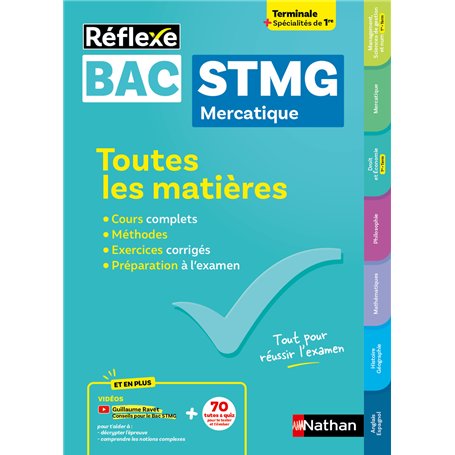 Toutes les matières Bac STMG - Spécialité Mercatique Tle + spécialités de 1re Réflexe N° 4