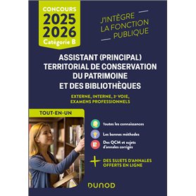 Concours Assistant (principal) territorial de conservation du patrimoine et des bibliothèques - 2025