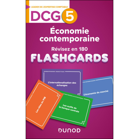 DCG 5 - Économie contemporaine - révisez en 180 flashcards !