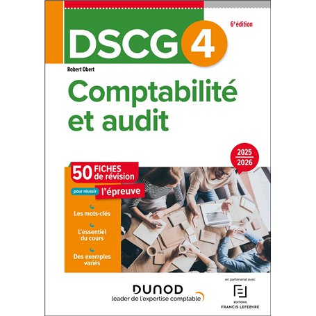DSCG 4 - Comptabilité et audit - Fiches 2025-2026