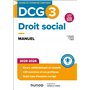 DCG 3 - Droit social - Manuel 2025-2026