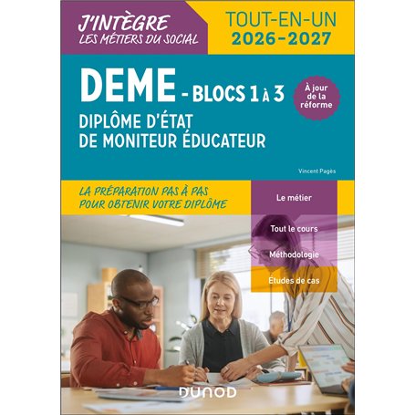 DEME - Diplôme d'État de Moniteur Éducateur - 2026-2027 - Conforme à la réforme