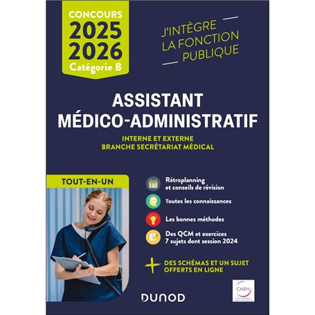 Concours Assistant médico-administratif 2025-2026 - Tout-en-un