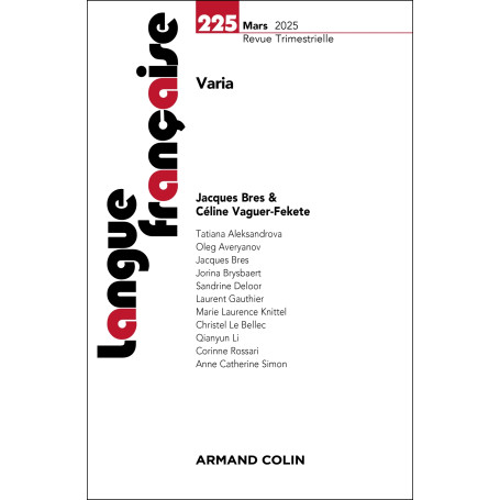 Langue française Nº225 1/2025