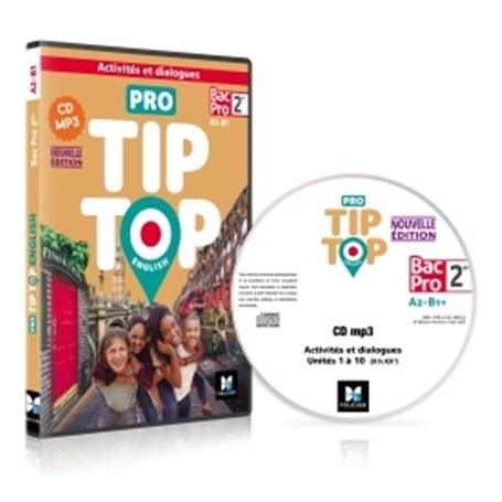 PRO TIP TOP ENGLISH - Anglais 2de Bac Pro - Éd. 2025 - CD audio classe