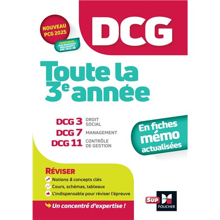 DCG - Toute la 3e année du DCG 3