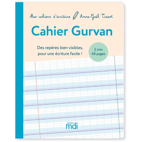 MDI Mes cahiers d'écriture Cahier Gurvan 3mm à la Française
