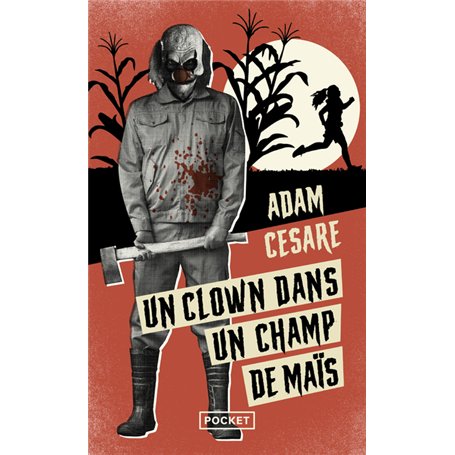 Un clown dans un champ de maïs