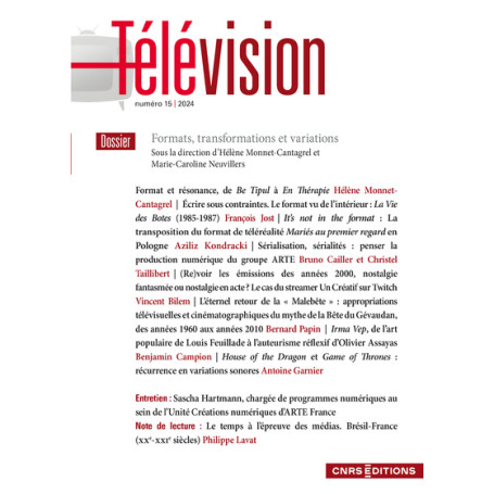 Télévision - N° 15 Formats