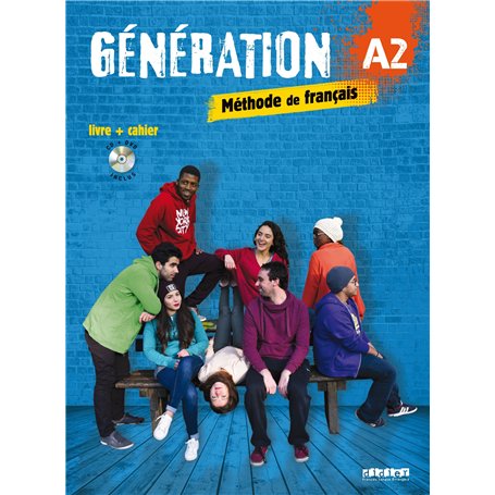 Génération A2 - Livre + Cahier + CD mp3 + DVD 22,02 €