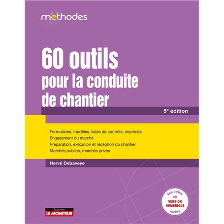 60 outils pour la conduite de chantier