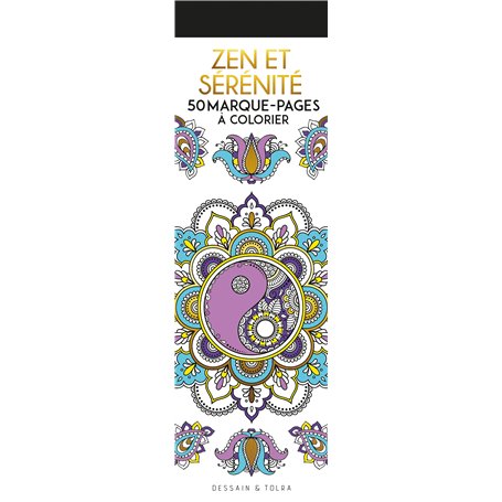 Zen et sérénité - 50 marque-pages à colorier 6,80 €