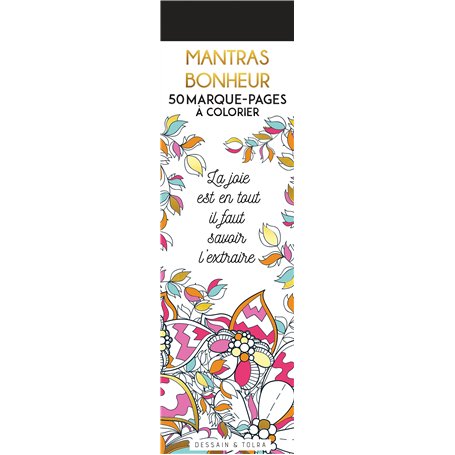 Marque-pages Mantras bonheur