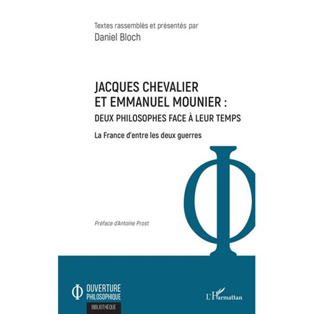 Jacques Chevalier et Emmanuel Mounier 21,53 €