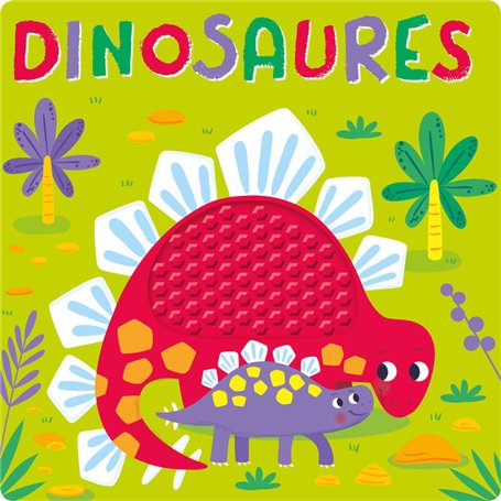 Dinosaures - mon livre à toucher silicone