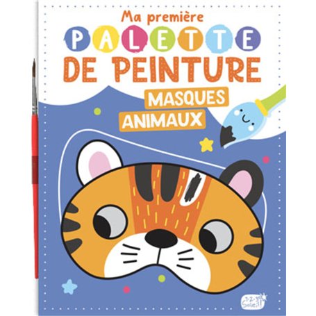Ma premières palette de peinture - Masques animaux