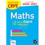 Mathématiques - CRPE 2026-2027 - Epreuve écrite d'admissibilité