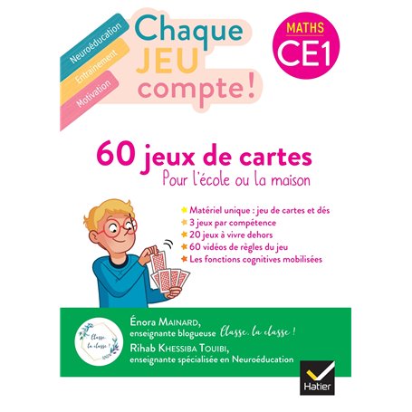 Chaque jeu compte - Maths CE1 - Ed. 2024 - 60 jeux de cartes