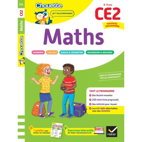 Maths CE2 - Cahier de soutien nouveau programme